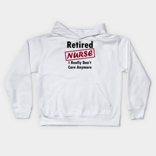 Retired nurse Kids Hoodie